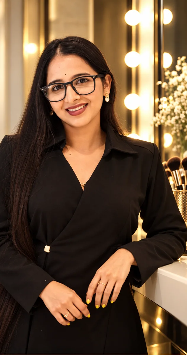 Aarushi Piplodiya, luxury makeup artist in Mhow